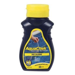 AquaChek Yellow Chlorine 4-in-1 Test Strips (50)